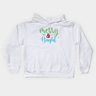 merry & bright Kids Hoodie